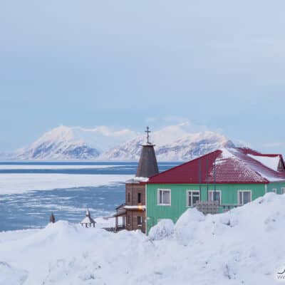 Teravmäed, barentsburg, talv
