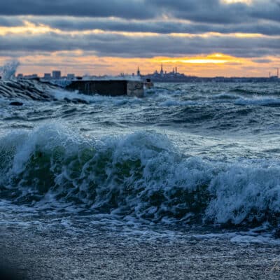 Tallinn, siluett, lained